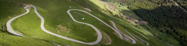 Cyclisme Velo Lacets Col Du Portet