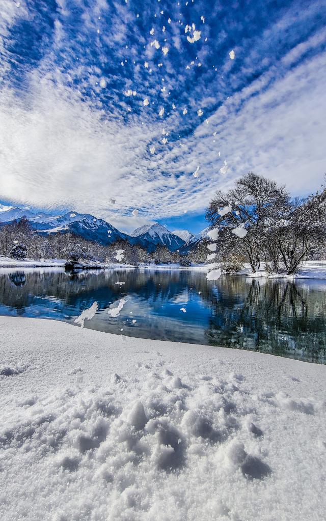 Centro de ocio en Agos en la nieve