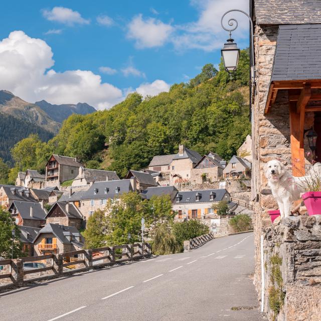 Saint Lary Foehnphoto Soulan Village Automne