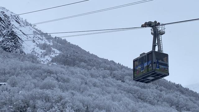 ©cperisse Village Hiver Neige Telepherique Cabine (3)