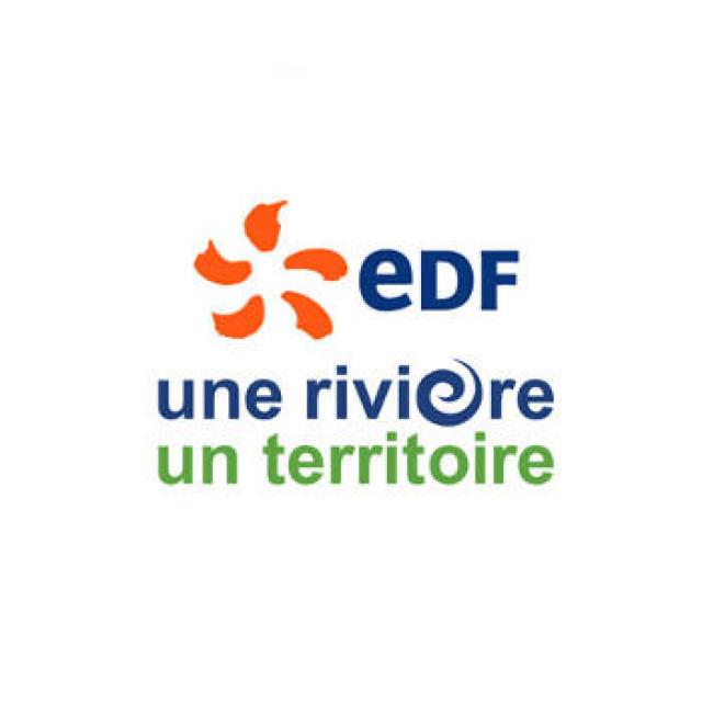 logo edf une riviere un territoire